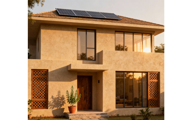 3D Exterior Elevation Design: Modern Indian Home Inspiration